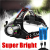 3Modes Tail Warning Rechargeable LED Headlamp Headlight Zoomable Lamp Flashlight(Must Provide A Hazardous Materials Shipping Label For Self-pickup By