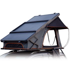 Triangle Aluminium Black Hard Shell Grey Scout Max High Ridge Rooftop Tent