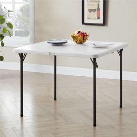 1 PC Folding Camping Table with HDPE Tabletop and Rustproof Steel Frame