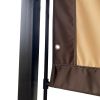 Universal Canopy Cover Replacement for 12x9 Ft Curved Outdoor Pergola Structure