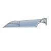 Awning for Door Entrance Window, 38x40 Inch Window Canopy Exterior, UV Rain Snow Protection for House Porch Patio Deck, Gray Bracket & Gray Blue Board
