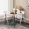 1 PC Folding Camping Table with HDPE Tabletop and Rustproof Steel Frame
