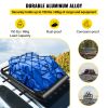 Universal 50.4 x 36.4 Inch Roof Basket, Basket Roof Rack, Aluminum Roof Mounted Cargo Rack with Bars XL-B for Car Top Luggage Traveling SUV Holder