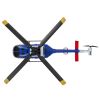 RC Helicopter, 2.4GHz 4-Propeller Remote Control Helicopter with 6-Axis Gyro, 4-Channel RC Airplane for Beginner, LED Light & One-Key Takeoff/Landing