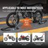 Motorcycle Stand Lift, 850lbs Front Rear Combo Stand Lift Stand, Front and Rear Wheel Fork Stand, U+L Fork Swingarm Spool