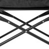 Camping Kitchen Table, Outdoor Camp Cooking Table, Aluminum Portable Cook Station with Storage Cupboard, Carrying Bag, Detachable Windscreen