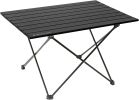 Portable Camping Table Ultralight Aluminum Camp Table with Storage Bag Folding Beach Table for Camping Hiking Backpacking Outdoor Picnic, Size L