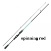 Lure Fishing Rod 180 Cm/6 Ft Carbon Fiber Casting Spinning Rod 2 Section Pole Bass