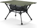 Camping Table, Lightweight Portable Folding Table with Mesh Storage Net, High/Low Options, Ideal for Camping, Hiking, Tailgating, Beach, Picnic