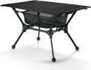 Camping Table, Lightweight Portable Folding Table with Mesh Storage Net, High/Low Options, Ideal for Camping, Hiking, Tailgating, Beach, Picnic