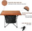 Portable Camping Table Ultralight Aluminum Camp Table Folding Beach Table for Camping Hiking Backpacking Outdoor Picnic, Size M