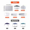 Canopy Sidewalls, Fit for 10 x 10 ft Pop Up Canopy Tent, Tent Side Walls with Waterproof and Sunlight Protection Layer for Outdoor Event Tents