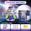 UFO Water Sprinkler Outdoor Summer Rocket Toy With Colorful LED Lights 360° Spinning 1.64FT To 6.56FT Adjustable Height Birthday Summer Gift For Girls