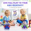 UFO Water Sprinkler Outdoor Summer Rocket Toy With Colorful LED Lights 360° Spinning 1.64FT To 6.56FT Adjustable Height Birthday Summer Gift For Girls